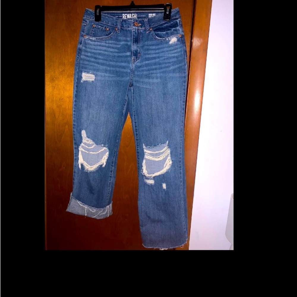 Re wash High Rise Vintage Reunion jeans